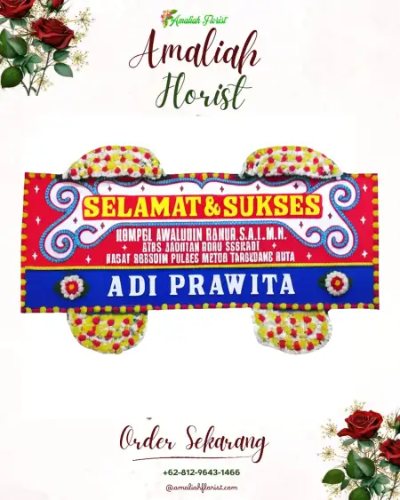 Papan Bunga Ucapan Selamat Kalong Ii